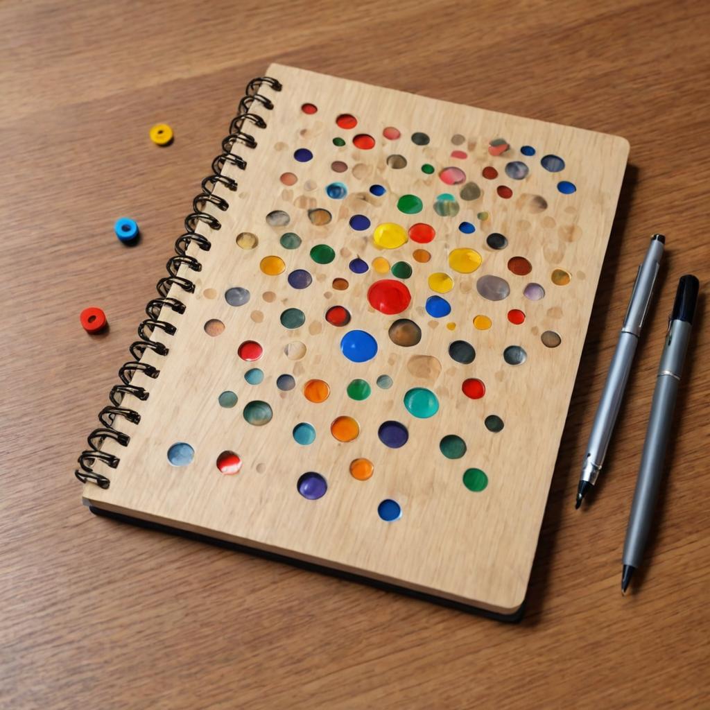 Plinko-themed Notebook